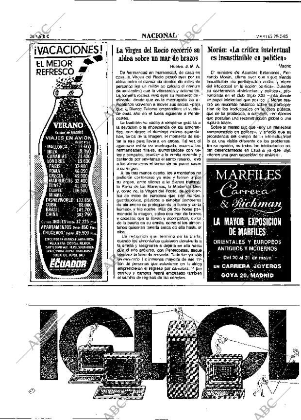 ABC MADRID 28-05-1985 página 26