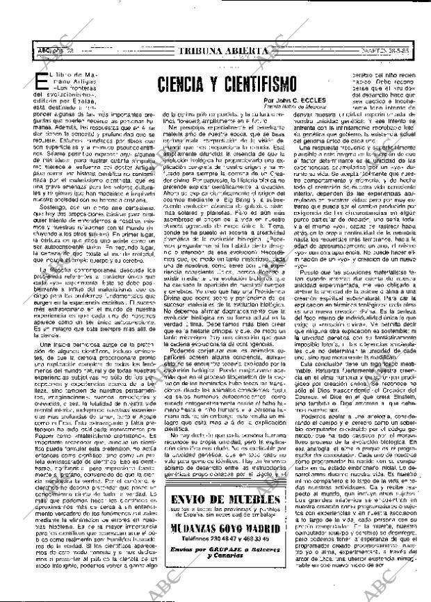 ABC MADRID 28-05-1985 página 28