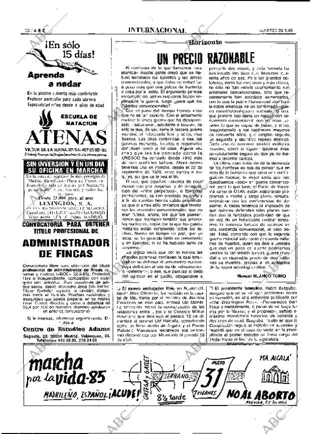 ABC MADRID 28-05-1985 página 32