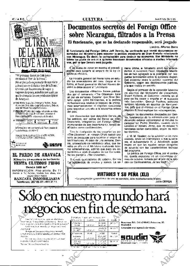 ABC MADRID 28-05-1985 página 40