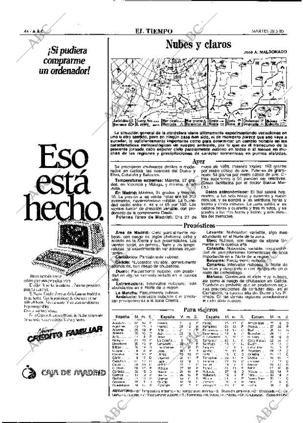 ABC MADRID 28-05-1985 página 44