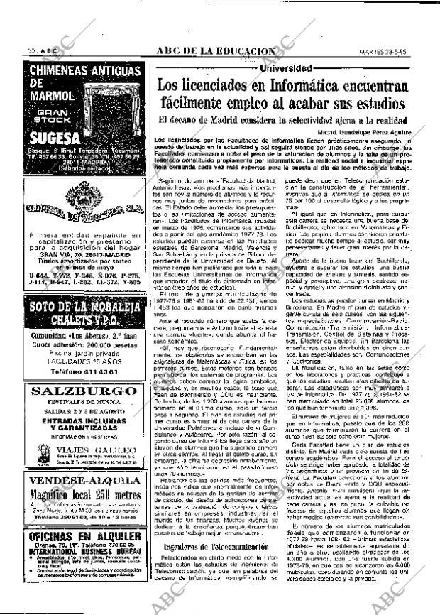 ABC MADRID 28-05-1985 página 50