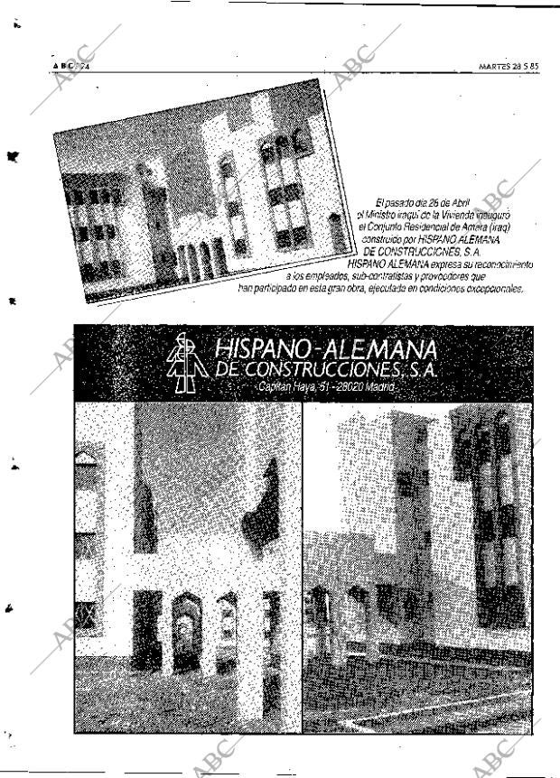 ABC MADRID 28-05-1985 página 74