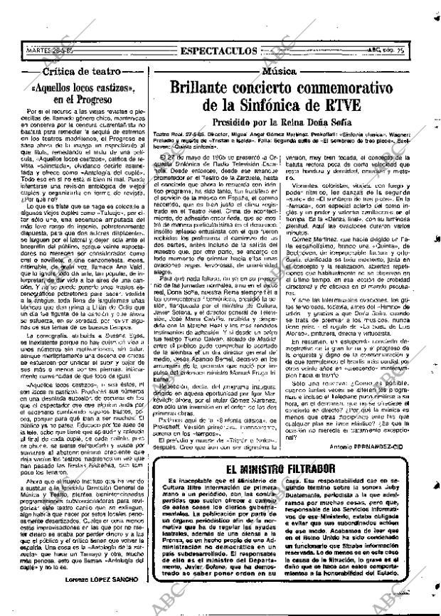 ABC MADRID 28-05-1985 página 75