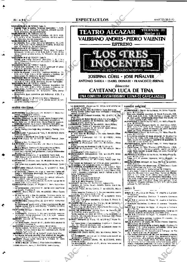 ABC MADRID 28-05-1985 página 80