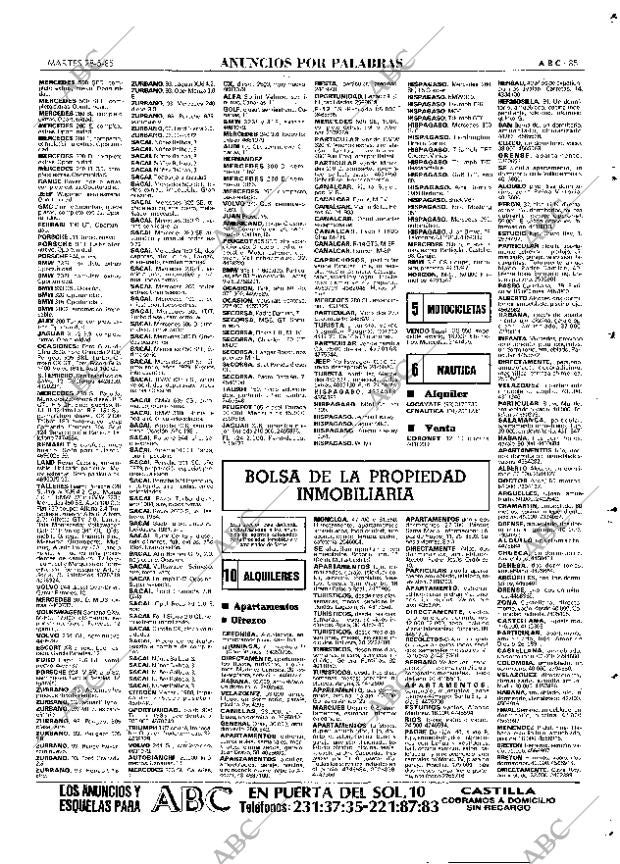ABC MADRID 28-05-1985 página 85