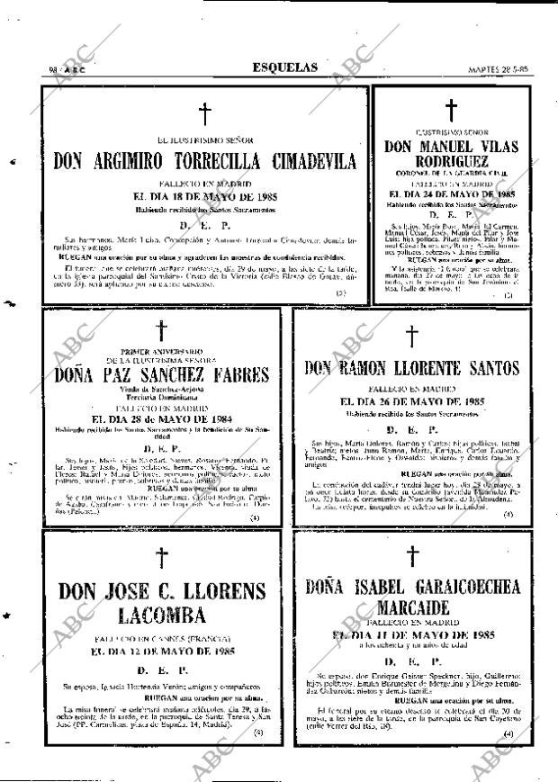 ABC MADRID 28-05-1985 página 98