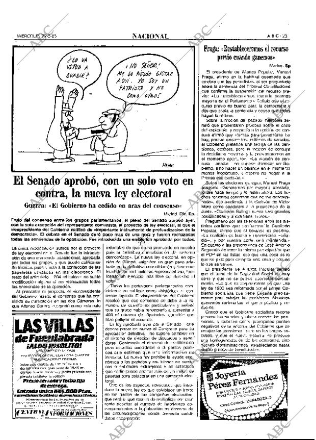 ABC MADRID 29-05-1985 página 23