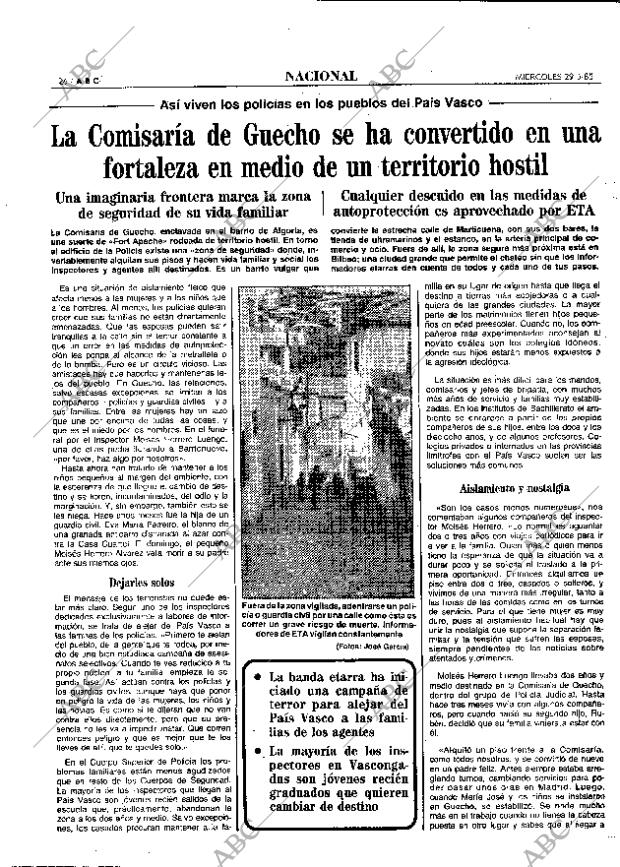 ABC MADRID 29-05-1985 página 26