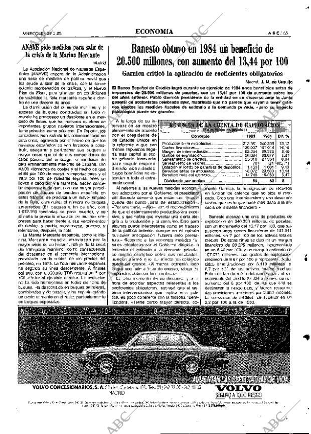 ABC MADRID 29-05-1985 página 65