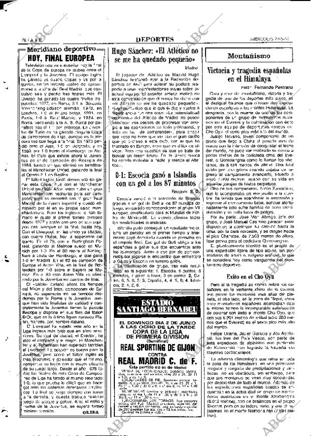 ABC MADRID 29-05-1985 página 78