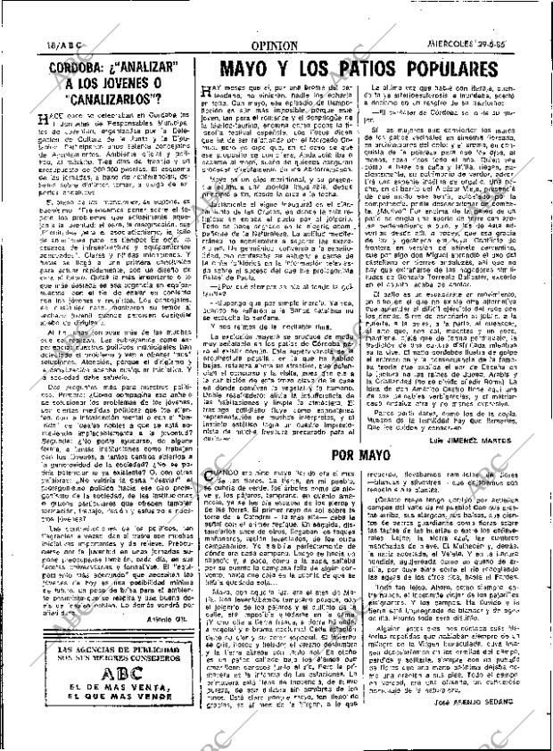 ABC SEVILLA 29-05-1985 página 18
