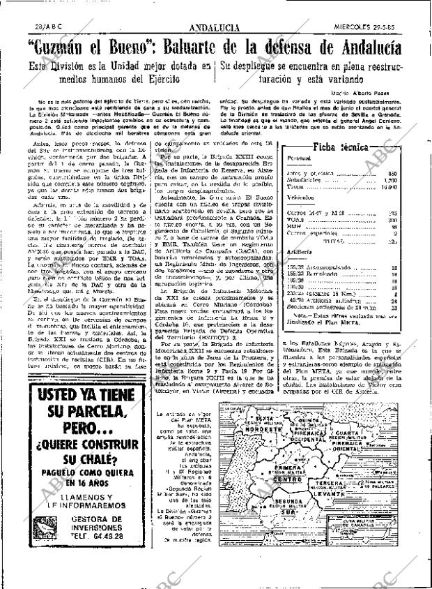 ABC SEVILLA 29-05-1985 página 28