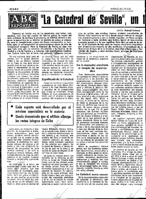 ABC SEVILLA 29-05-1985 página 42