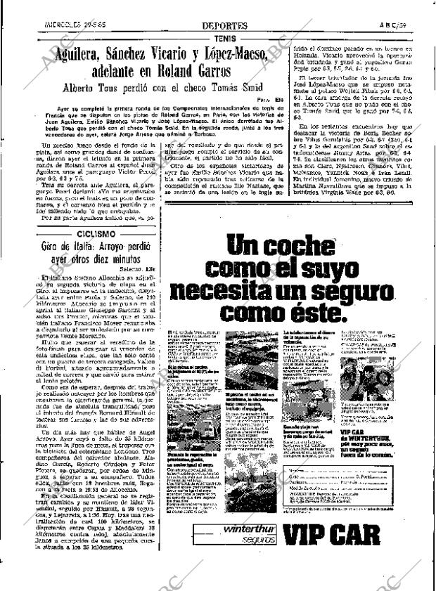 ABC SEVILLA 29-05-1985 página 59