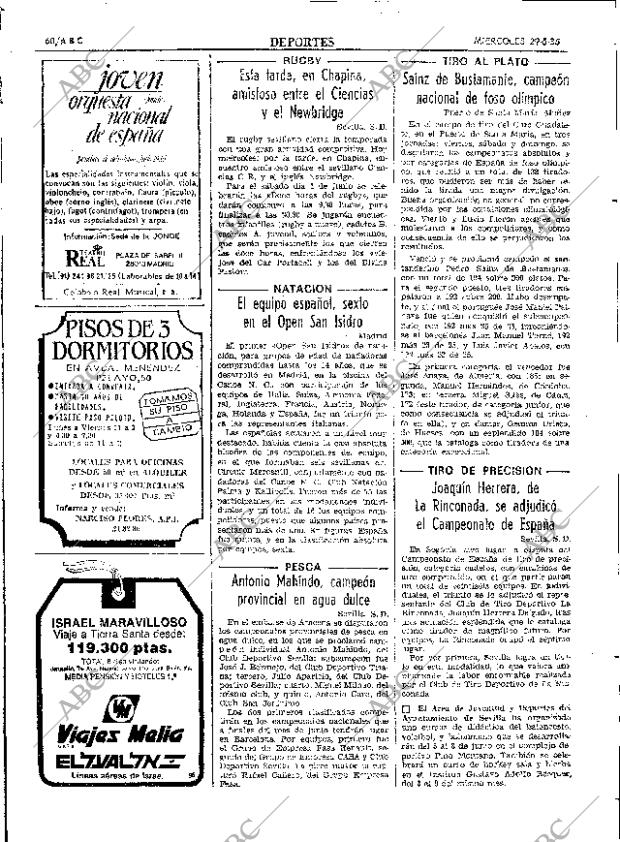 ABC SEVILLA 29-05-1985 página 60