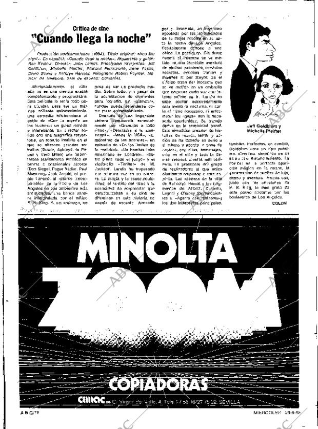 ABC SEVILLA 29-05-1985 página 78