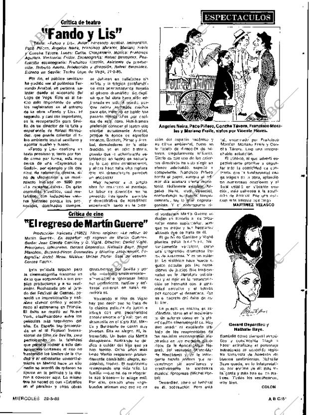 ABC SEVILLA 29-05-1985 página 81