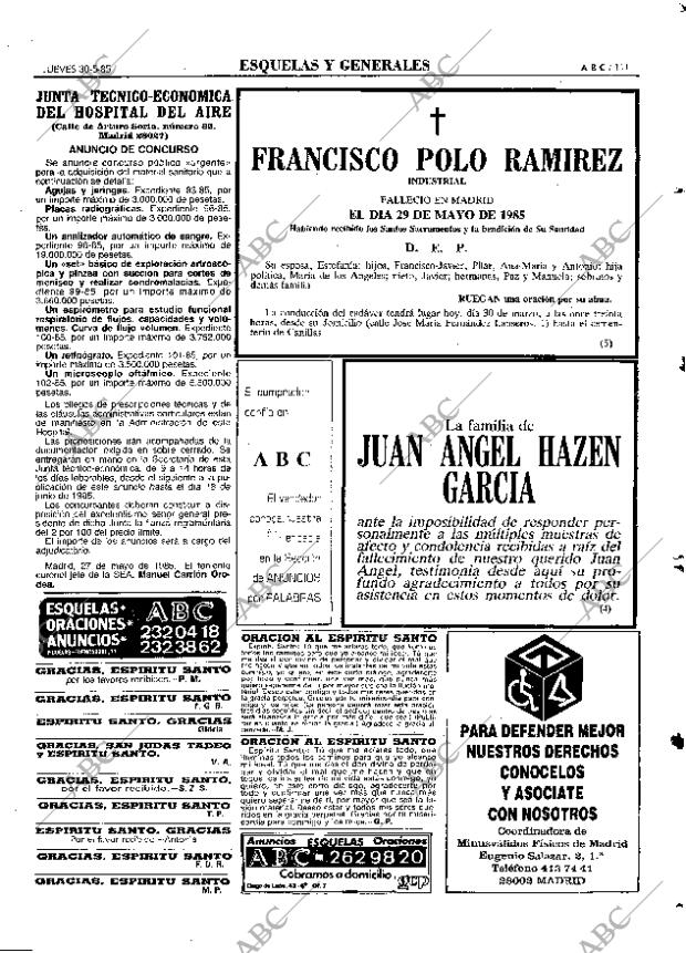 ABC MADRID 30-05-1985 página 111