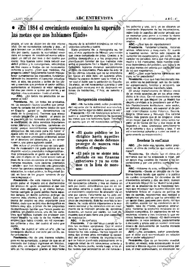 ABC MADRID 30-05-1985 página 41