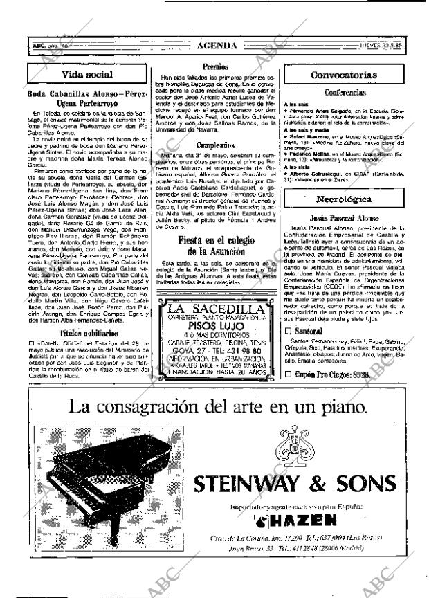 ABC MADRID 30-05-1985 página 46