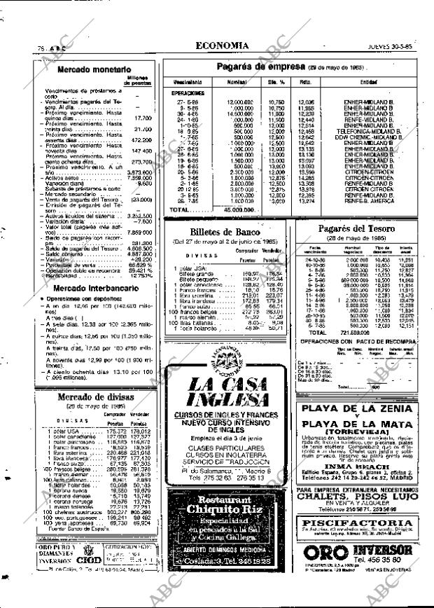 ABC MADRID 30-05-1985 página 78