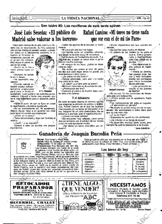 ABC MADRID 30-05-1985 página 81