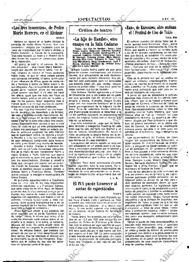 ABC MADRID 30-05-1985 página 89