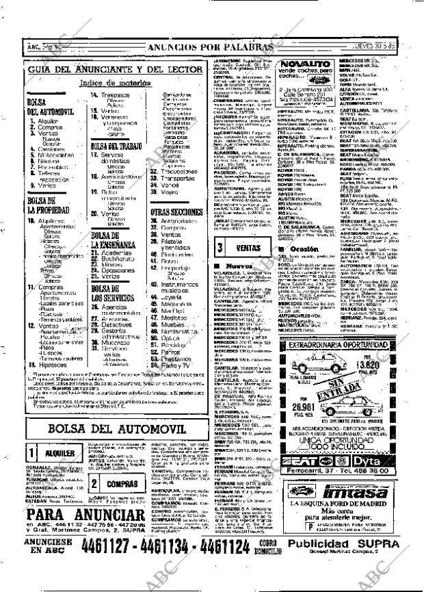 ABC MADRID 30-05-1985 página 96