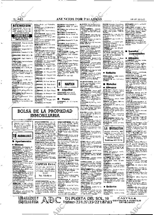 ABC MADRID 30-05-1985 página 98