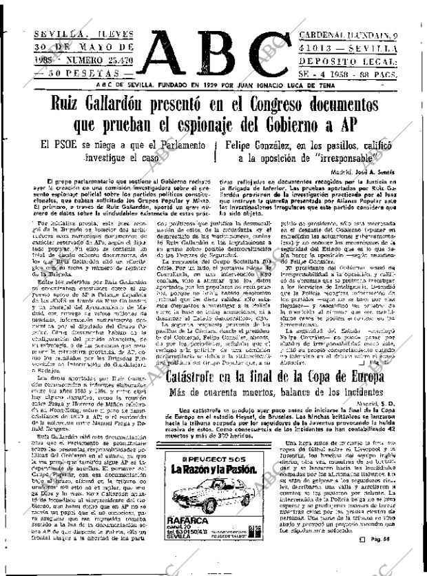 ABC SEVILLA 30-05-1985 página 17