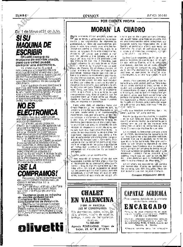 ABC SEVILLA 30-05-1985 página 20