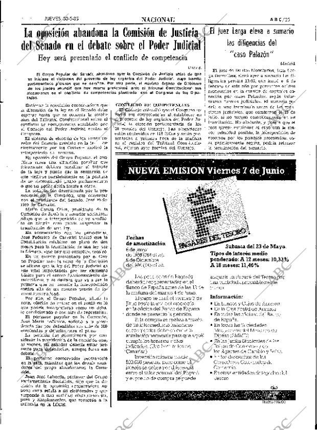 ABC SEVILLA 30-05-1985 página 25