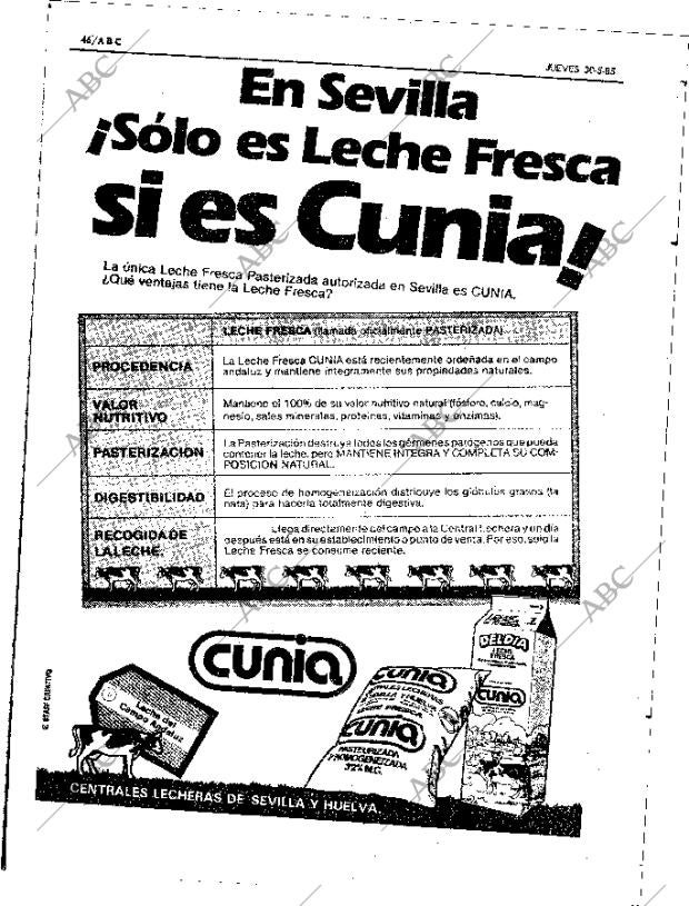 ABC SEVILLA 30-05-1985 página 46
