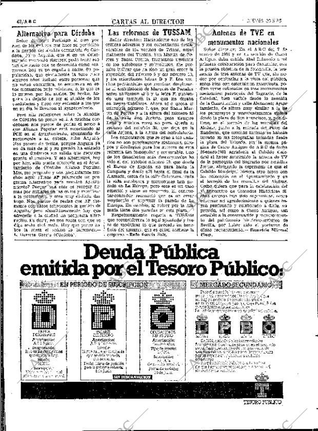 ABC SEVILLA 30-05-1985 página 48