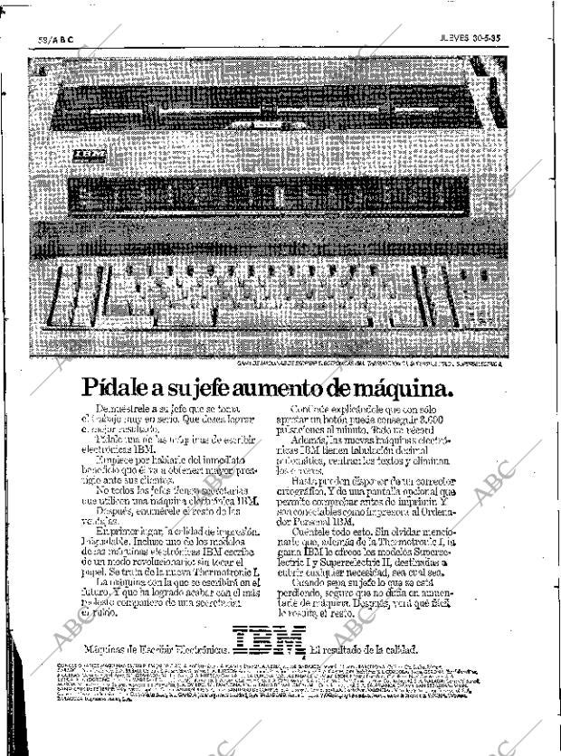ABC SEVILLA 30-05-1985 página 58