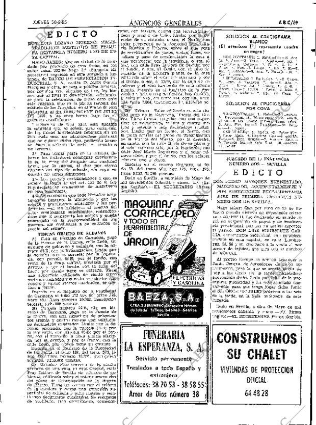 ABC SEVILLA 30-05-1985 página 69