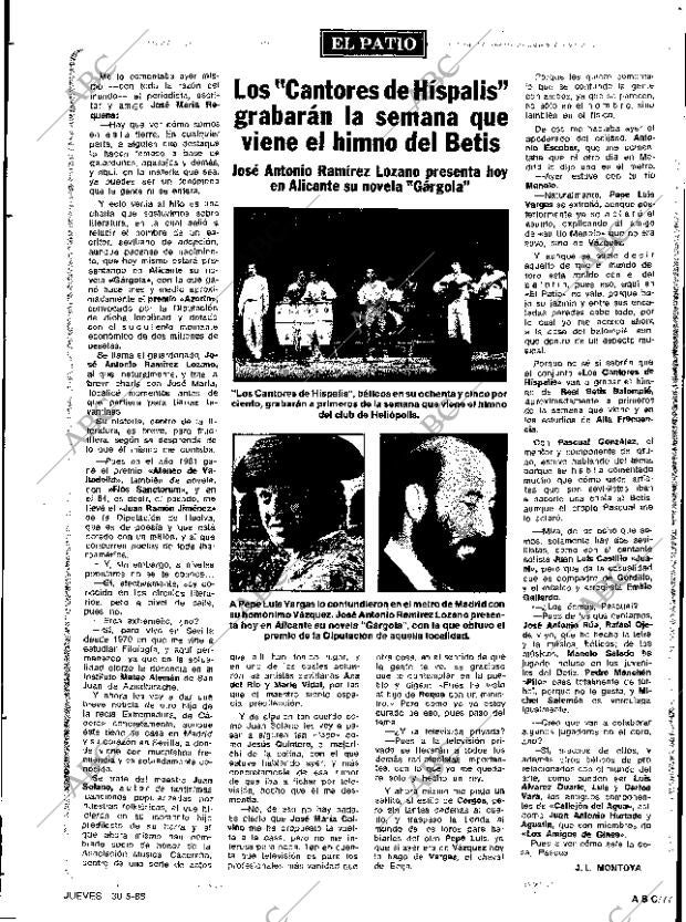 ABC SEVILLA 30-05-1985 página 77