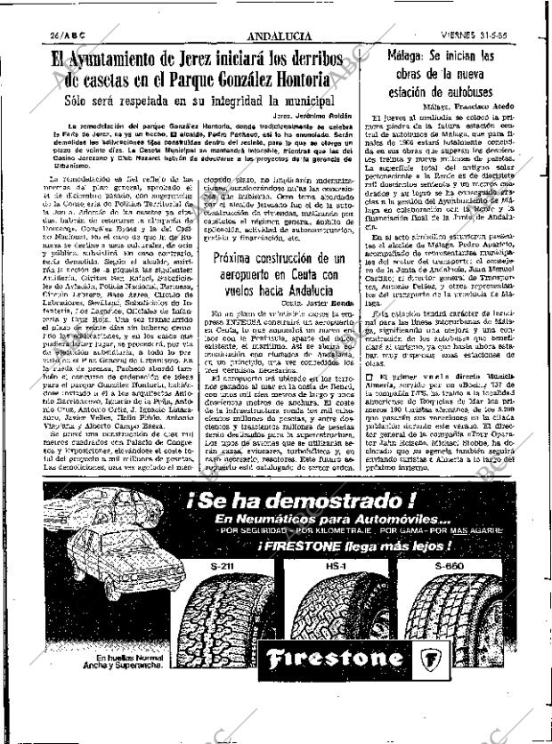 ABC SEVILLA 31-05-1985 página 26
