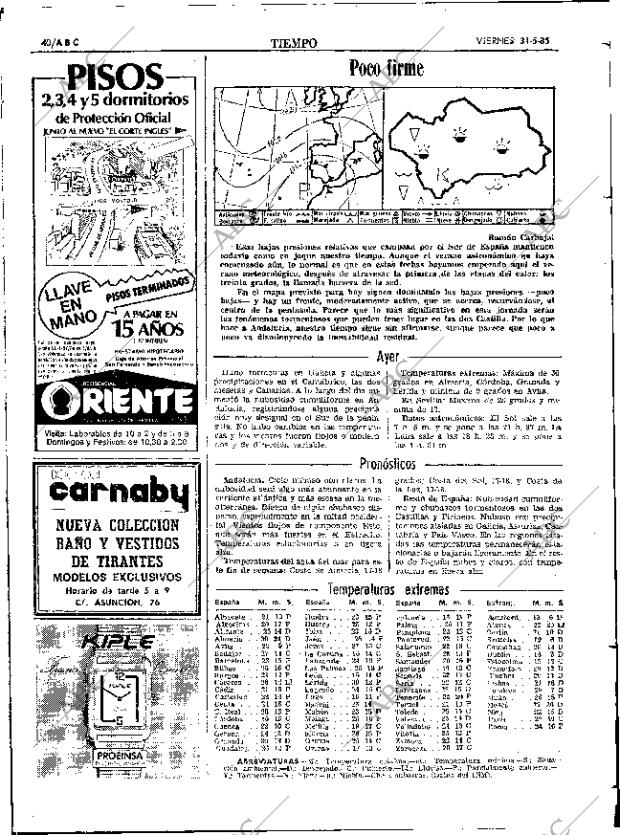 ABC SEVILLA 31-05-1985 página 40