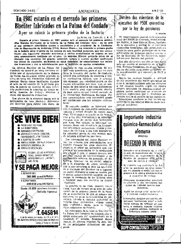 ABC SEVILLA 02-06-1985 página 29