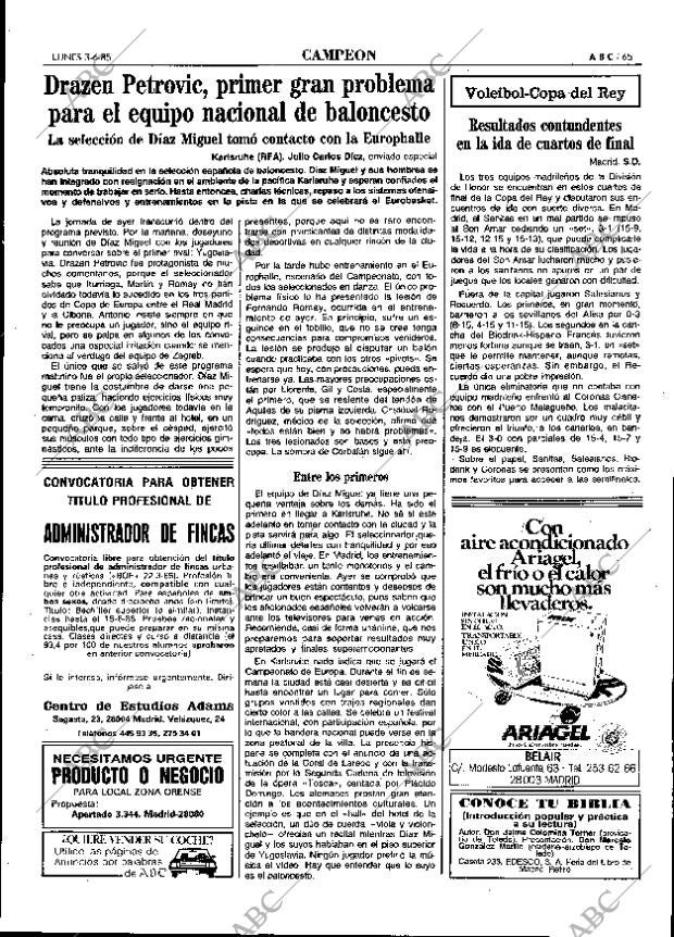 ABC MADRID 03-06-1985 página 65