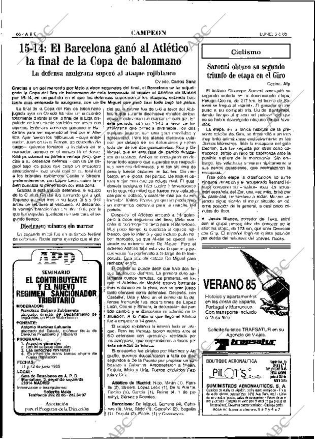 ABC MADRID 03-06-1985 página 66