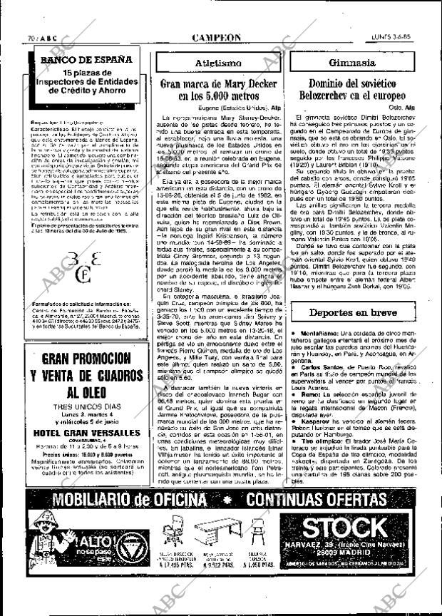 ABC MADRID 03-06-1985 página 70