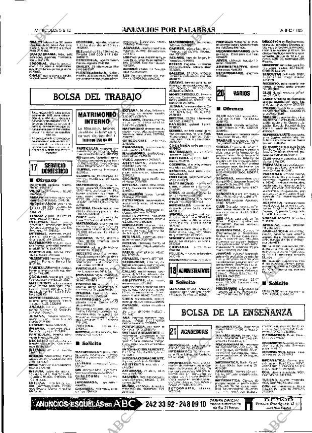 ABC MADRID 05-06-1985 página 105