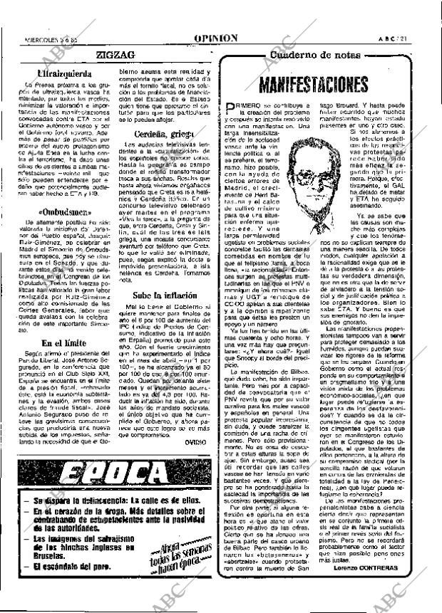 ABC MADRID 05-06-1985 página 21