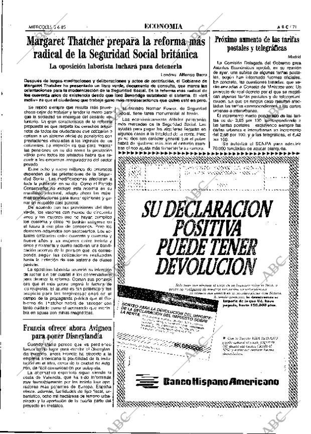 ABC MADRID 05-06-1985 página 71