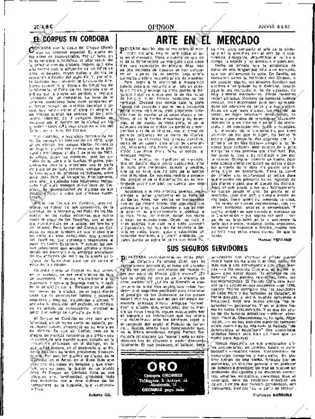 ABC SEVILLA 06-06-1985 página 20