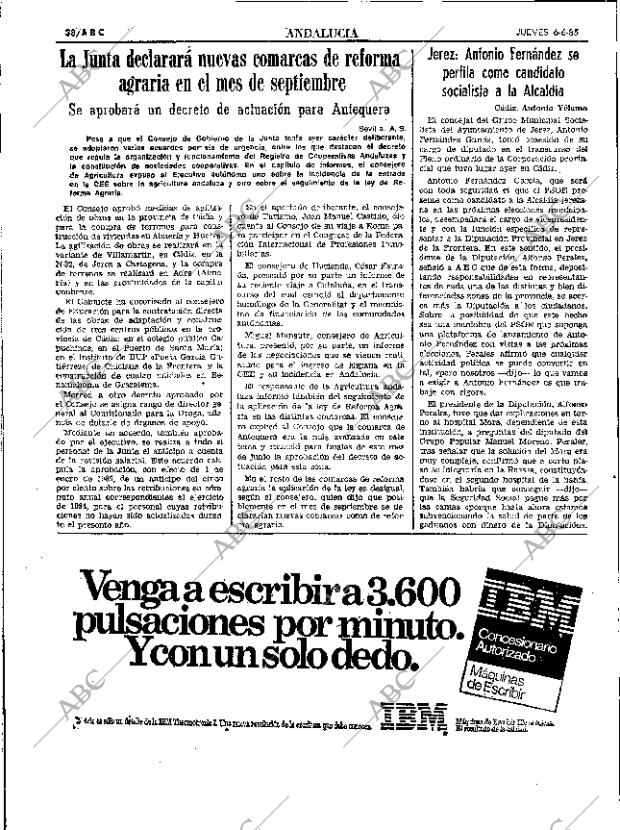 ABC SEVILLA 06-06-1985 página 38