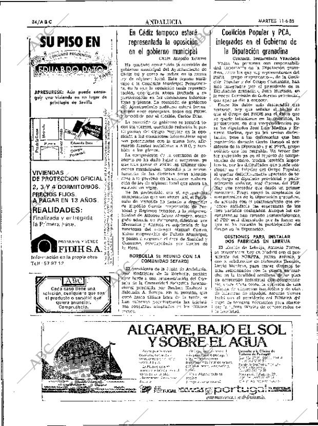 ABC SEVILLA 11-06-1985 página 34